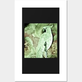 PEARL PARROT COCKATOO PRINT ART EXOTIC POSTER Posters and Art